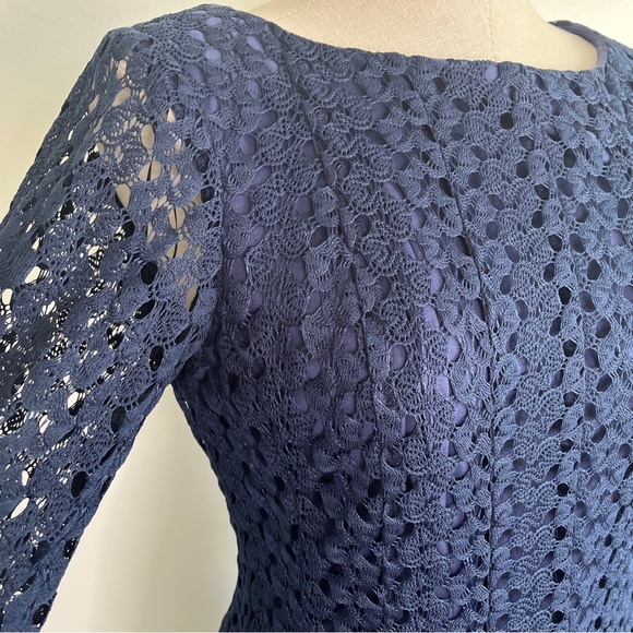Rabbit Rabbit Rabbit Fit & Flare Dress blue Lace 10 - Picture 8 of 10